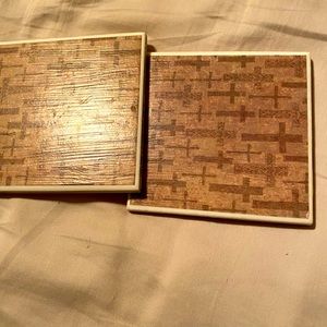 (Wooden cross coasters)